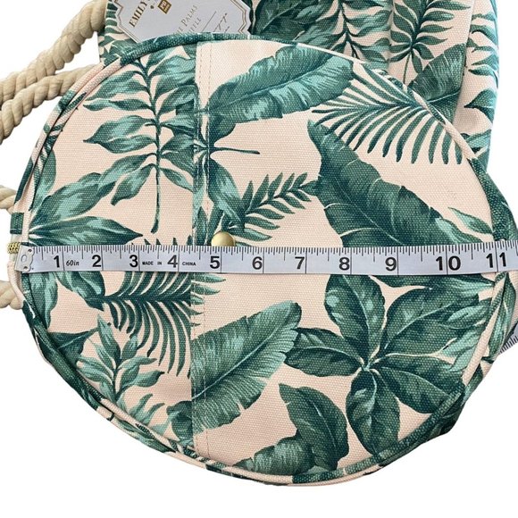 Pottery Barn Palms Rope Duffle Bag Emily & Meritt Travel Tote Kids Teen Womens - Picture 2 of 10